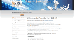 Desktop Screenshot of patent-service.org